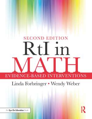 RtI in Math: Evidence-Based Interventions de Linda Forbringer