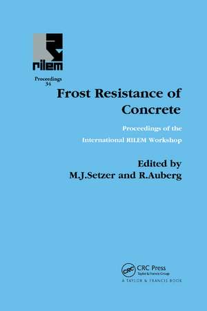 Frost Resistance of Concrete de R Auberg