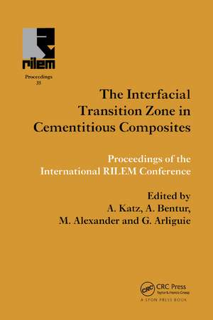 Interfacial Transition Zone in Cementitious Composites de A. Katz