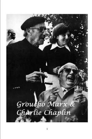 Groucho Marx and Charlie Chaplin de Mandy Rennie