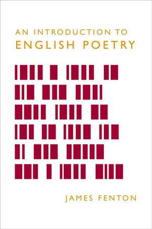 An Introduction to English Poetry de James Fenton