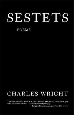 Sestets de Charles Wright