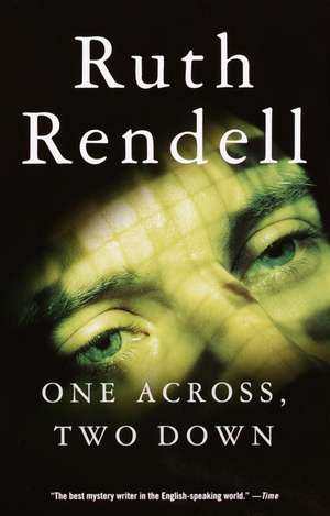 One Across, Two Down de Ruth Rendell