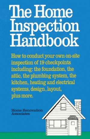 Home Inspections Handbook de Hugh Howard