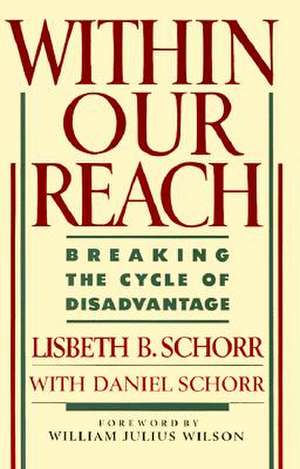 Within Our Reach de Lisbeth B. Schorr