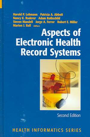 Aspects of Electronic Health Record Systems de Harold P. Lehmann