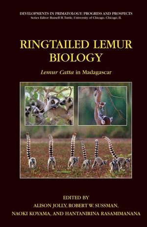 Ringtailed Lemur Biology: Lemur catta in Madagascar de Alison Jolly