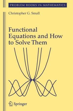 Functional Equations and How to Solve Them de Christopher G. Small