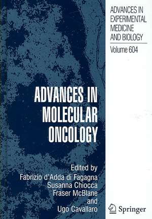 Advances in Molecular Oncology de Fabrizio d'Adda di Fagagna