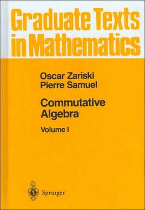 Commutative Algebra I de I.S. Cohen