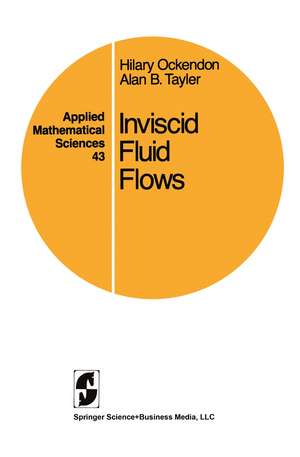 Inviscid Fluid Flows de Hilary Ockendon