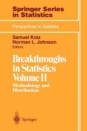 Breakthroughs in Statistics: Methodology and Distribution de Samuel Kotz