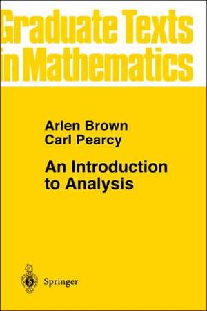 An Introduction to Analysis de Arlen Brown