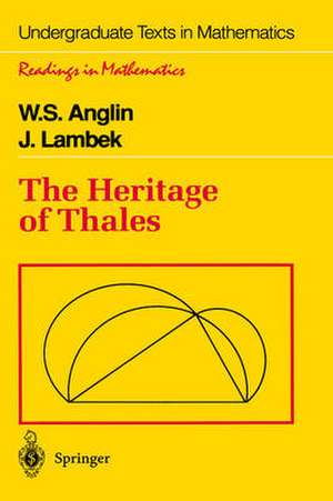 The Heritage of Thales de W. S. Anglin