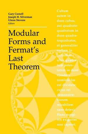 Modular Forms and Fermat's Last Theorem de Gary Cornell