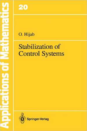 Stabilization of Control Systems de O. Hijab