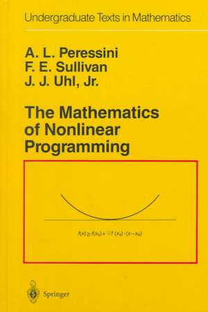 The Mathematics of Nonlinear Programming de Anthony L. Peressini