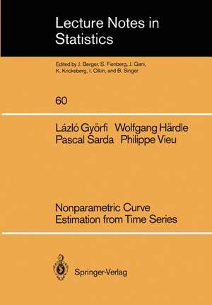 Nonparametric Curve Estimation from Time Series de Lazlo Györfi