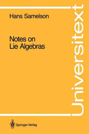 Notes on Lie Algebras de Hans Samelson