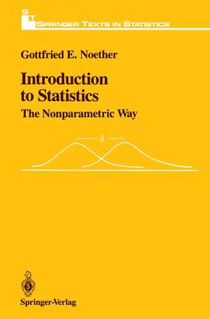 Introduction to Statistics: The Nonparametric Way de Marilynn Dueker