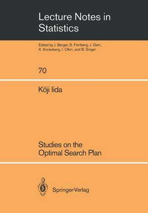 Studies on the Optimal Search Plan de Koji Iida