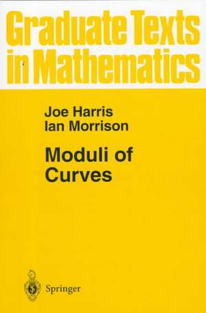 Moduli of Curves de Joe Harris