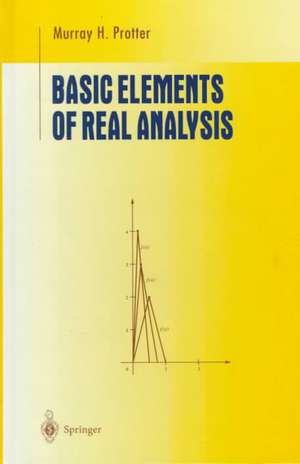 Basic Elements of Real Analysis de Murray H. Protter