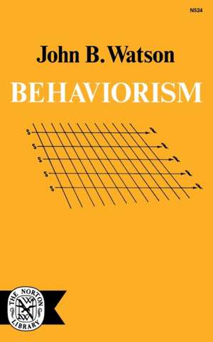 Behaviorism de J B Watson