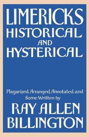 Limericks – Historical and Hysterical de Ray Allen Billington