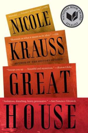 Great House de Nicole Krauss