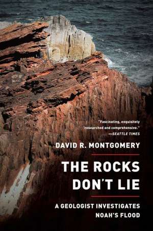 The Rocks Don′t Lie – A Geologist Investigates Noah′s Flood de David R Montgomery