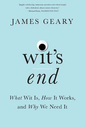 Wit′s End – What Wit Is, How It Works, and Why We Need It de James Geary