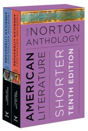 The Norton Anthology of American Literature – Shorter Volume – 2 Vol, ISE – International Student Edition, 10th Edition de Robert S. Levine