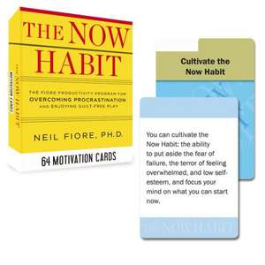 Now Habit Motivation Cards de Neil Fiore