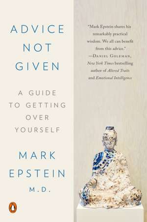 Advice Not Given de Mark Epstein