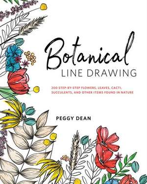 Botanical Line Drawing de P Dean