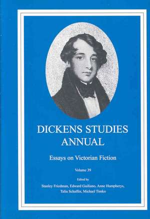 Dickens Studies Annual: Essays on Victorian Fiction de Not Available (NA)