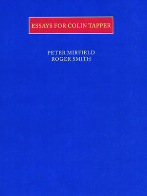 Essays for Colin Tapper de Peter Mirfield