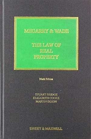 Megarry & Wade: The Law of Real Property de Elizabeth Cooke