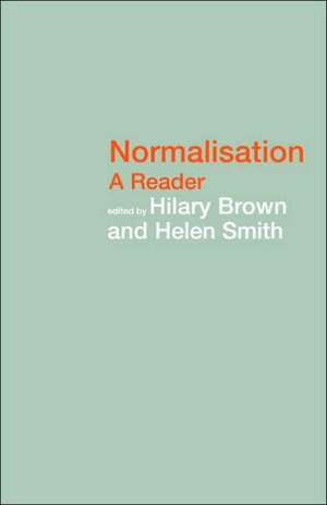 Normalisation: A Reader de Hilary Brown