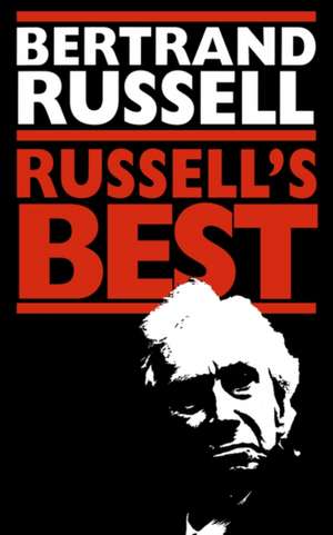 Russell's Best de Bertrand Russell