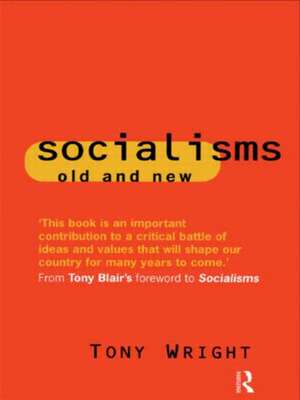 Socialisms: Old and New de Tony Wright