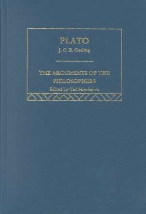 Plato-Arg Philosophers de J.C.B. Gosling