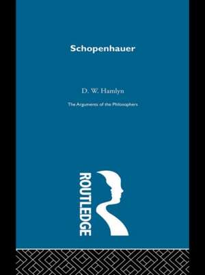 Schopenhauer-Arg Philosophers de D.W. Hamlyn