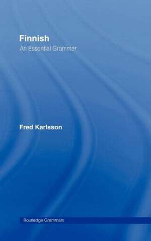 Finnish: An Essential Grammar de Fred Karlsson