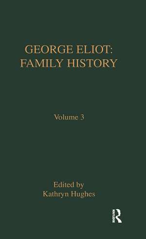 George Eliot: Family History de Mathilde Blind