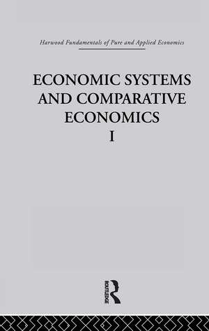 O: Economic Systems and Comparative Economics I de Estelle James