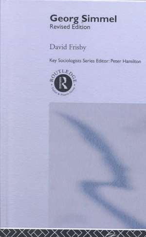 Georg Simmel de David Frisby