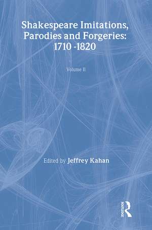 Shakespeare Imitations Vol 2 de Jeffrey Kahan