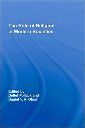 The Role of Religion in Modern Societies de Detlef Pollack